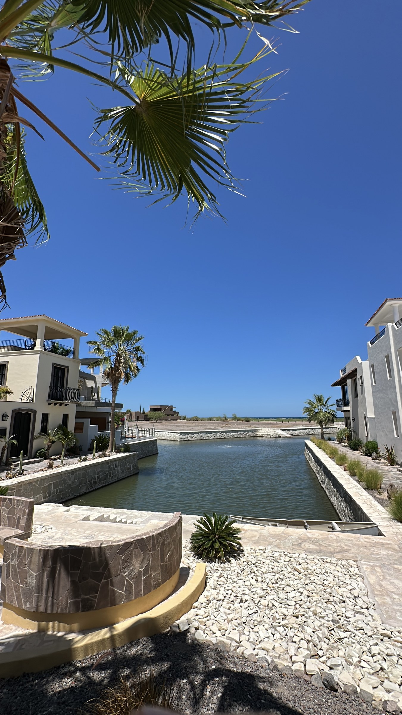 Canal at AV 141 looking toward the Sea of Cortez